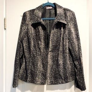 LAURA SCOTT SNAKE SKIN JACKET (C-36)